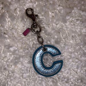 Coach “C” Bag Charm